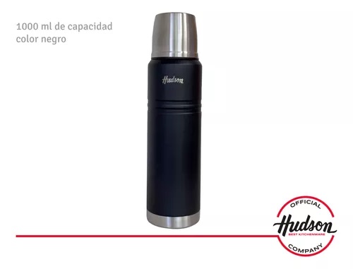 HUDSON TERMO DE 1000 ML ACERO NEGRO