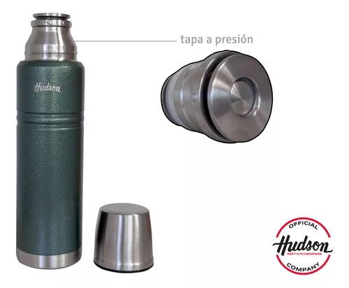 HUDSON TERMO DE 500 ML ACERO VERDE