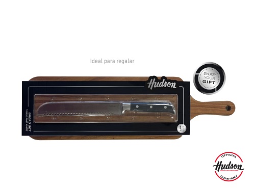 HUDSON SET TABLA CON CUCHILLO DE PAN