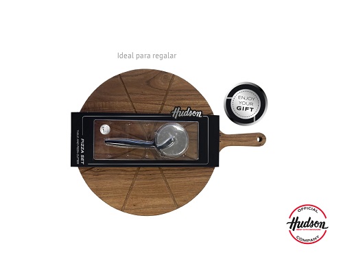 HUDSON TABLA DE PIZZA CON CORTA PIZZA