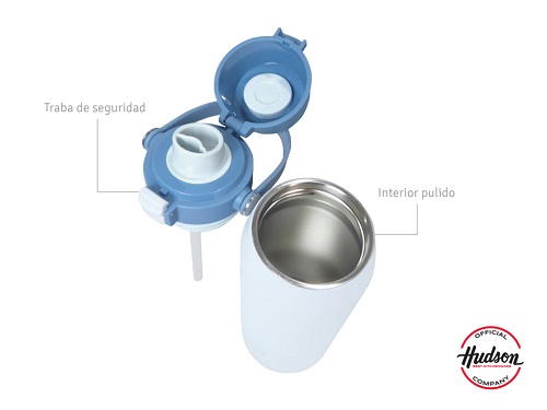HUDSON BOTELLA DEPORTIVA 500ml TAPA FLIP CEL