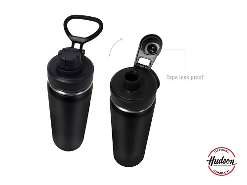 HUDSON BOTELLA DEPORTIVA 660ml NEGRA
