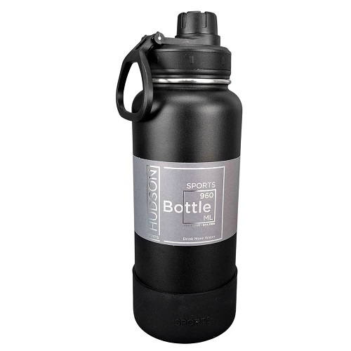 HUDSON BOTELLA DEPORTIVA 960ml NEGRA