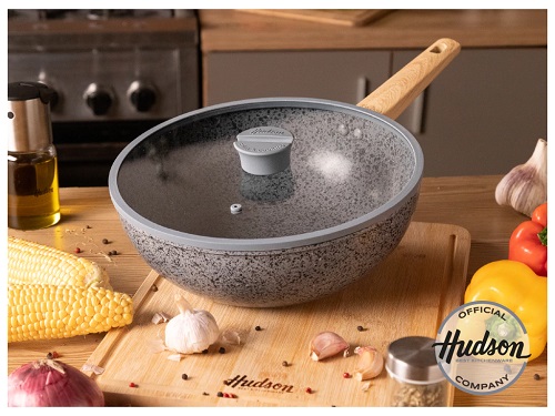 HUDSON STONE NEW WOK CON TAPA N°28