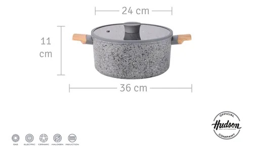 HUDSON STONE NEW CACEROLA N°24