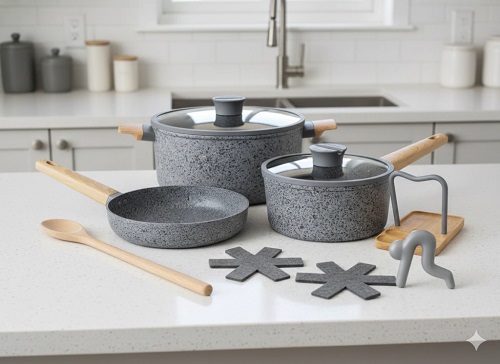 HUDSON STONE SET CACAEROLAS 5 PZAS