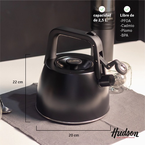 HUDSON DAILY PAVA NEGRO 2.5LTS