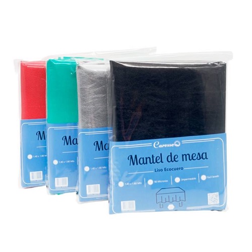 CARESSE MANTEL LISO ECOCUERO 140X180