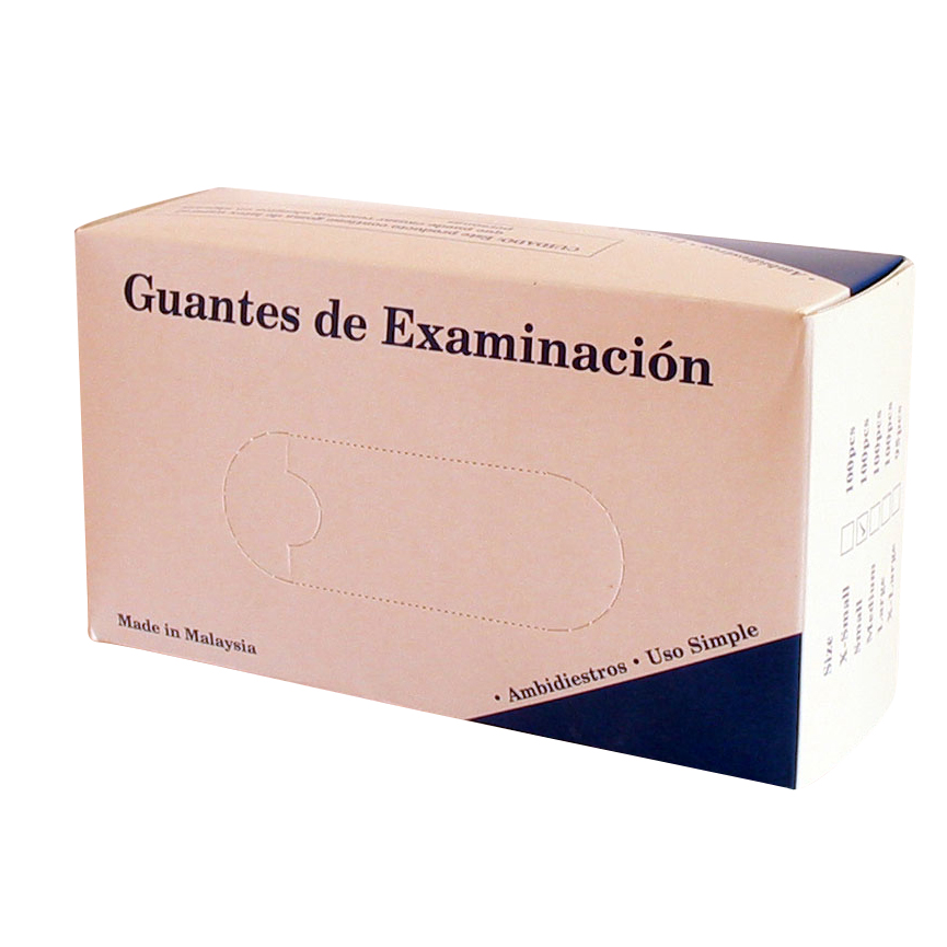 GUANTE EXAMINACION LATEX 100u. LARGE