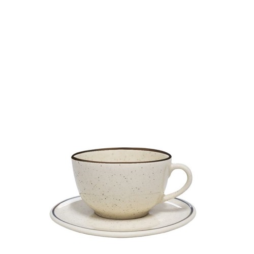 OXFORD BRISA TAZA DE TÉ CON PLATO