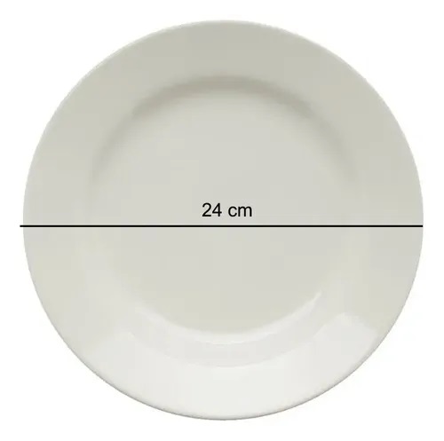 BIONA PLATO PLAYO BLANCO 24cm.