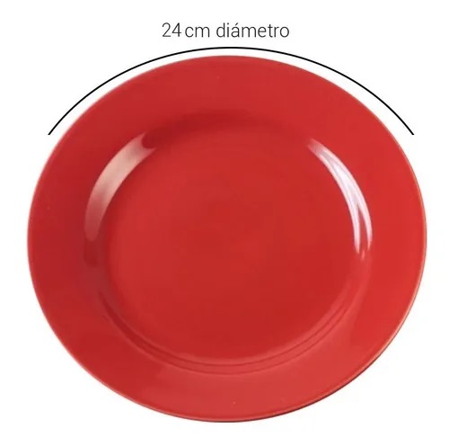 BIONA PLATO PLAYO ROJO 24cm