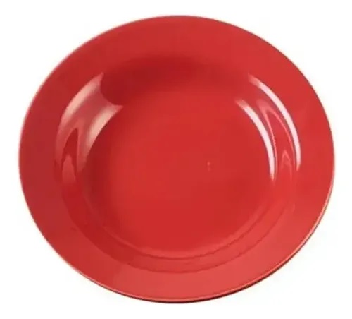 BIONA PLATO HONDO ROJO