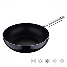 BERGNER WOK ANTIADH. 28cm MANGO ACERO