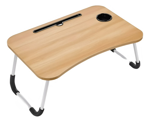 MESA PLEGABLE PARA CAMA CON POSA VASO