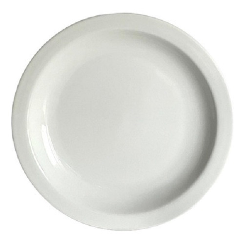 CB PLATO PLAYO PORCELANA 25cm ALA ANGOSTA