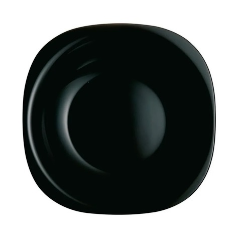 CB PLATO PLAYO CUADRADO NEGRO 27cm