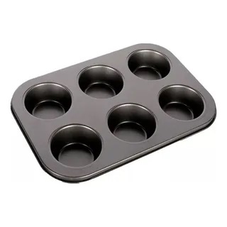 CB MOLDE DE  MUFFIN  ANTIADH. 6 CAVIDADES