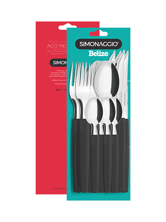 SIMONAGGIO BELIZE JUEGO CUBIERTOS X16