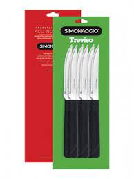 SIMONAGGIO TREVISO CUCHILLO MESA X6 NEGRO