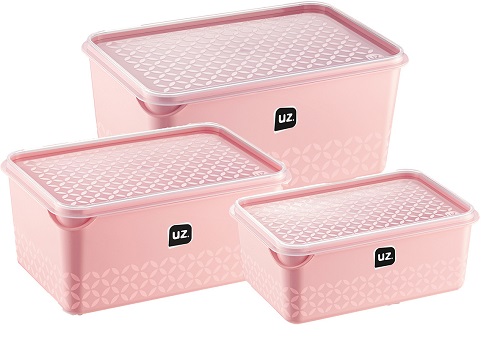 UZ SET HERMETICOS RECTANGULAR  X3 UZ1910