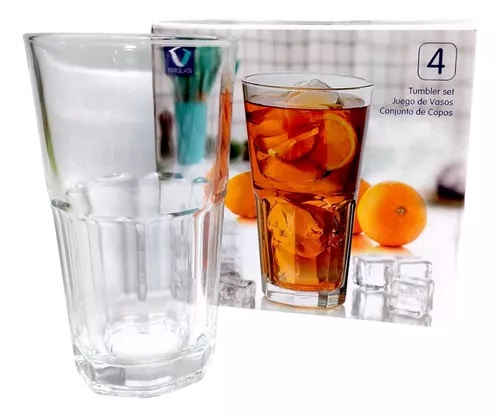 KIMGLASS SET X4 VASOS CARTAGENA ALTO EST