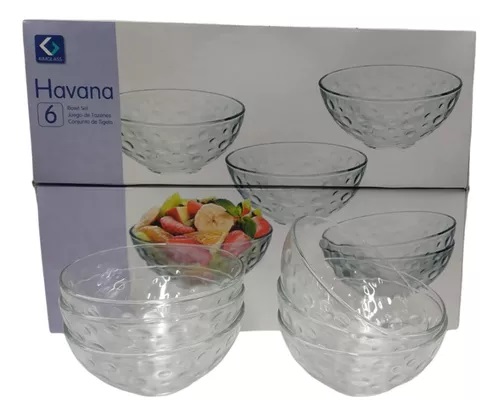 KIMGLASS SET X6 COMPOTERAS HAVANA ESTUCHE