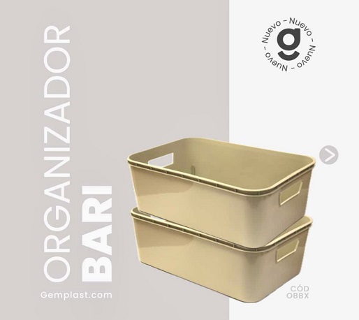 GEMPLAST ORGANIZADOR BOSCO BARI 15 LTS C/T