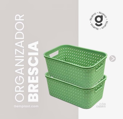 GEMPLAST ORGANIZADOR BOSCO BRESCIA 15 LTS C/T