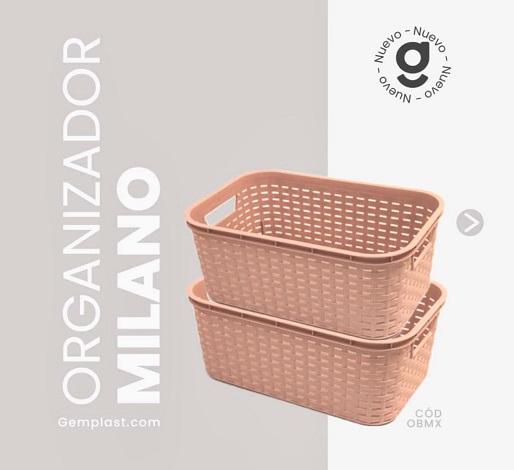 GEMPLAST ORGANIZADOR BOSCO MILANO 7 LTS C/T