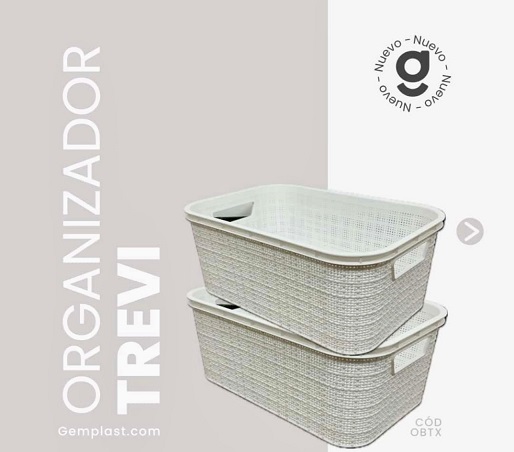 GEMPLAST ORGANIZADOR BOSCO TREVI 15 LTS C/T