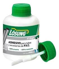 ADHESIVO P/PVC BOT. X 250 CC.LÖSUNG PROF