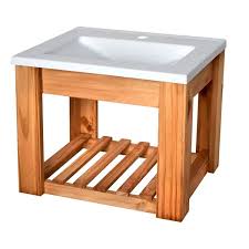 VANITORY PINO COLGAR  C/MESADA  (1 AGUJ)