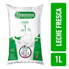 LECHE DESCREMADA 1% EN SACHET X 1L LA SERENISIMA