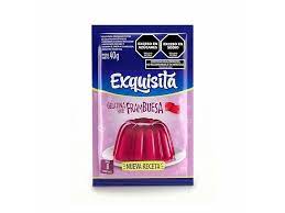 GELATINA EXQUISITA FRAMBUESA  40 GRS