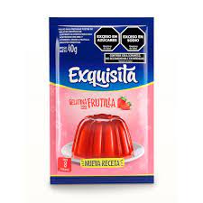 GELATINA EXQUISITA FRUTILLA 40 GRS