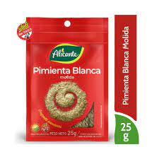CONDIMENTO  PIMIENTA BLANCA  25g ALICANTE
