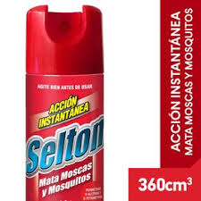 MATA MOSCAS Y MOSQUITOS SELTON ROJO   ACCION INSTANTANEA