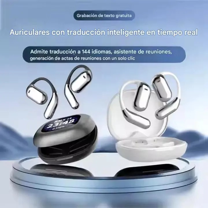 Auricular Traductor Pantalla Tactil Tiempo Real Deportes