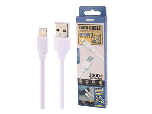 Cable Iphone Remax USB-A a Lightning - Suji Pro - RC-138i - Blanco