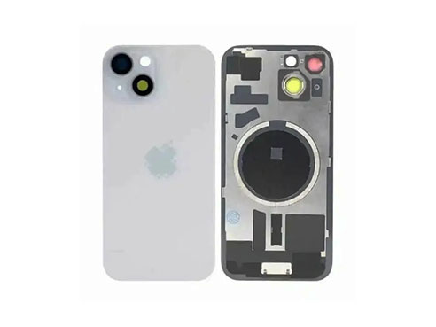 Tapa Bateria Trasera iPhone 15 Azul C/lentes de camaras