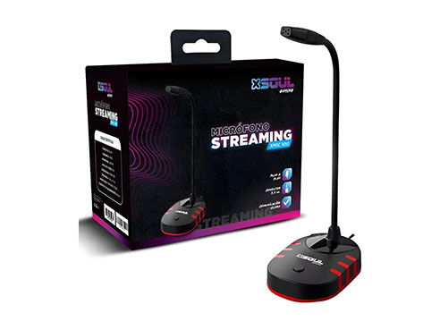 Micrófono Streaming Soul Xmic100 - Negro