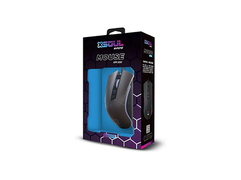 Mouse Gamer De Juego Soul Xm550 Game-xm550 Negro