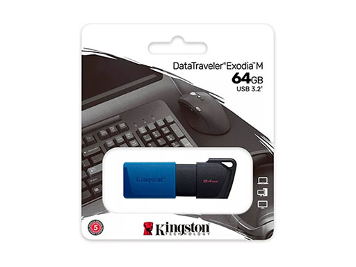 Pendrive Kingston Datatraveler Exodia M Dtxm/64 64gb Usb 3.2