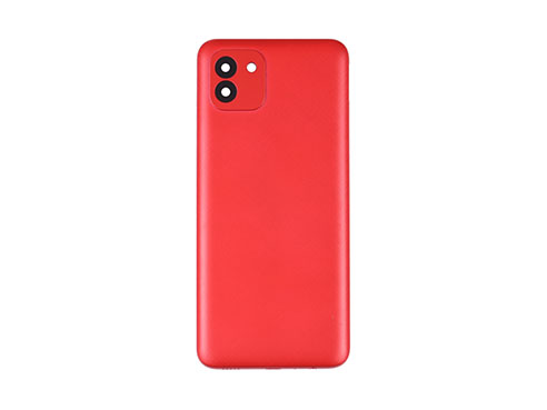 Tapa Bateria Trasera Samsung A03 Rojo