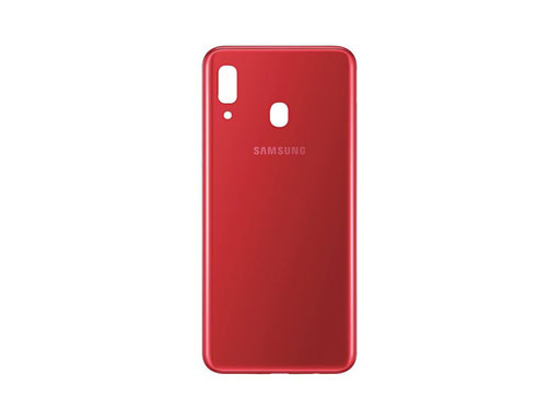 Tapa Bateria Trasera Samsung A20 / A30 Rojo