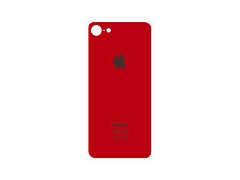 Tapa Bateria Trasera Iphone 8 Rojo
