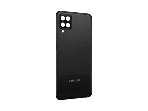 Tapa Bateria Trasera Samsung A12 Negro