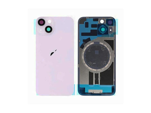 Tapa Bateria Trasera iPhone 14 Blanco C/lentes de camaras