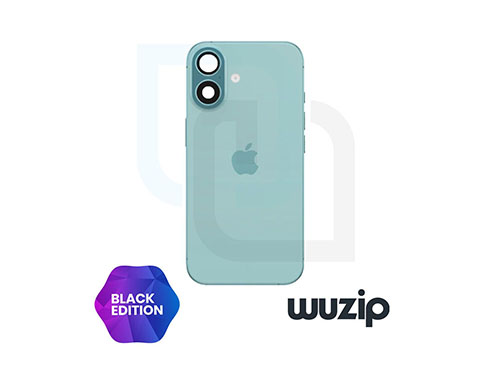 Tapa Bateria Trasera iPhone 16 Verde C/lentes de camaras